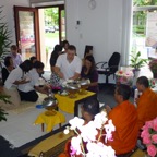 Buddhistische Zeremonie im Siam Spa